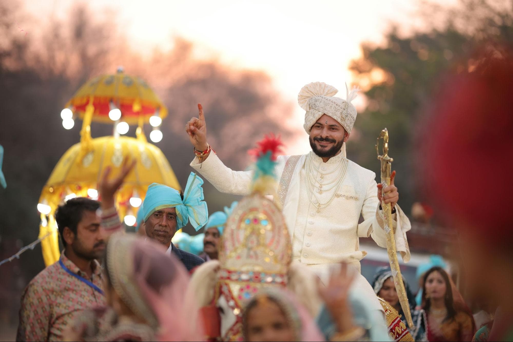 Indian baraat photo