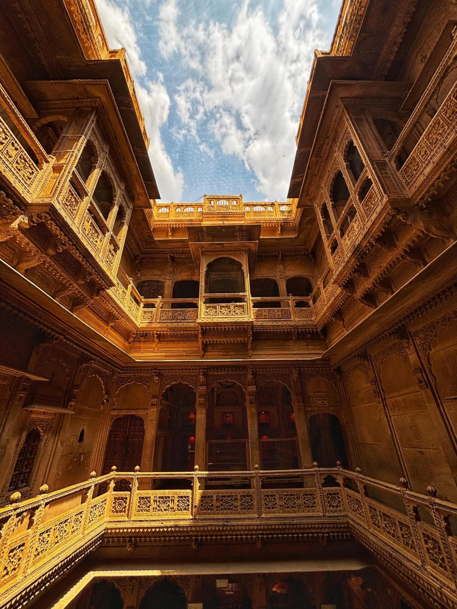 Inside the Mehrangarh Fort in Jodhpur