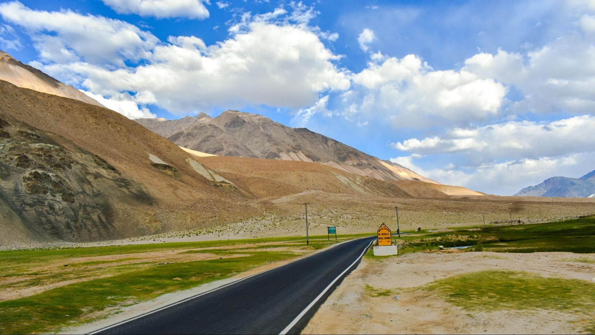 View on the road in Ladakh