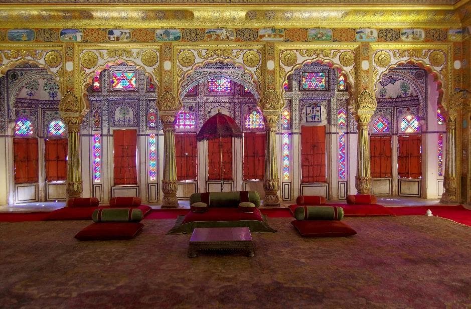 Interior of the fort